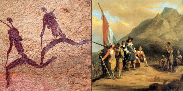 San rockart and Van Riebeeck - Brief History | Southern African Safaris | Classic Africa